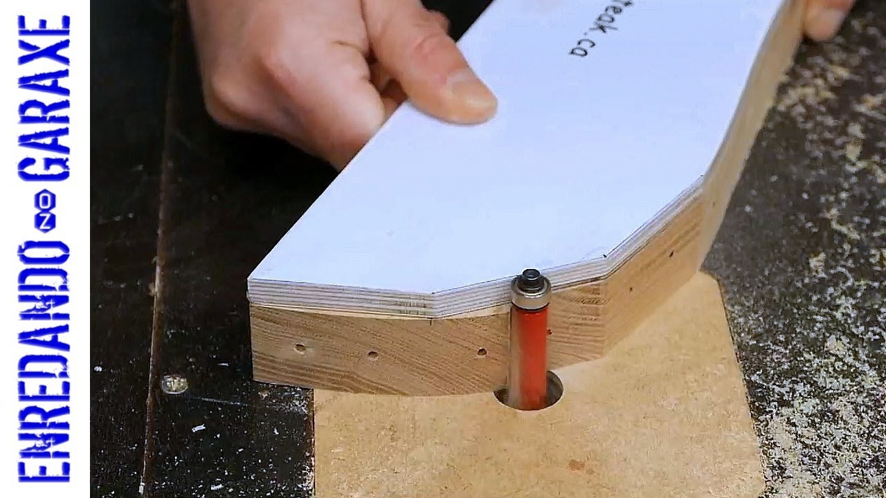 Using the Adirondack chair templates with a flush trim router bit