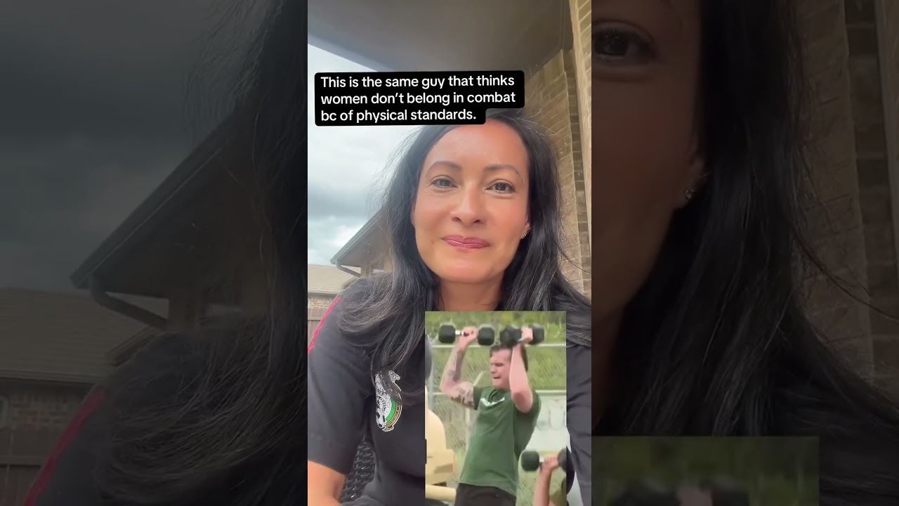 Woman DESTROYS Pete Hegseth&rsquo;s Fitness Argument 😳 #PeteHegseth #WomenInCombat #Politics