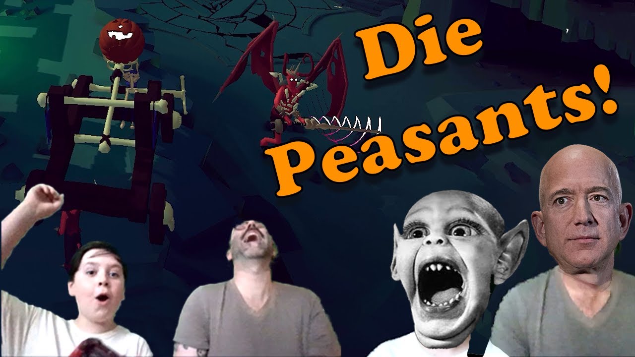 Fantasy Evil Faction vs. Spooky Faction in Totally Accurate Battle Simulator,  Spooktober Edition!