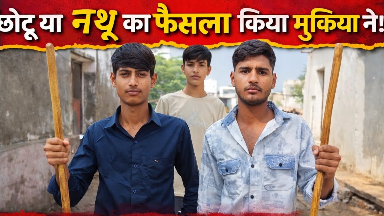 Chhotu or nathu ka huaa faisla 🤣