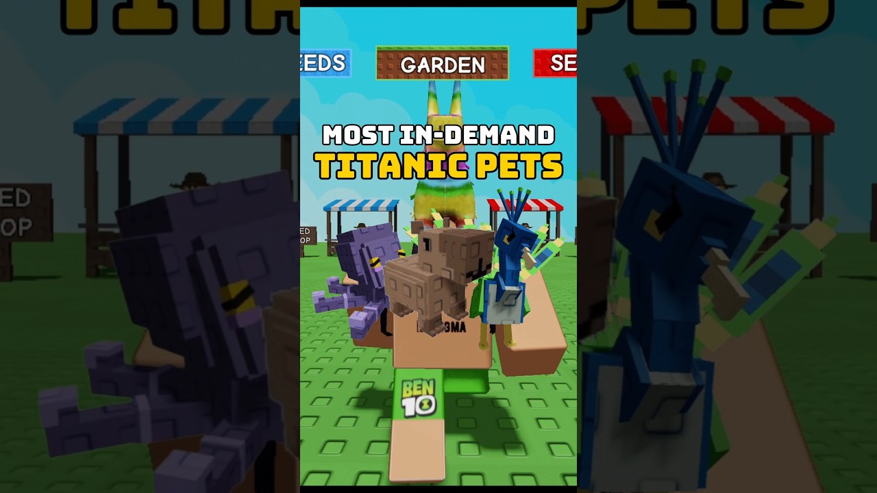 Best Titanic Pets in Grow a Garden #growagarden