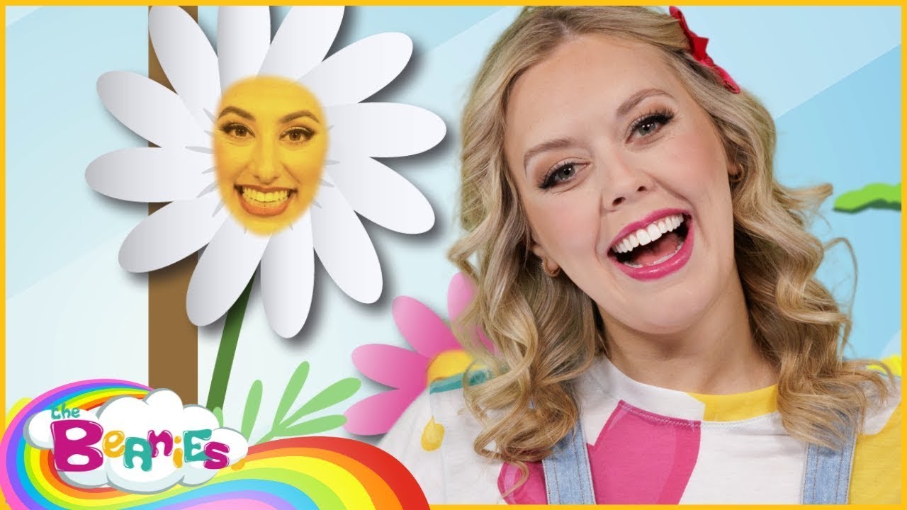 Pretty Flower Dance for kids | Wave Your Flowers in the Air | Children's song and dance video