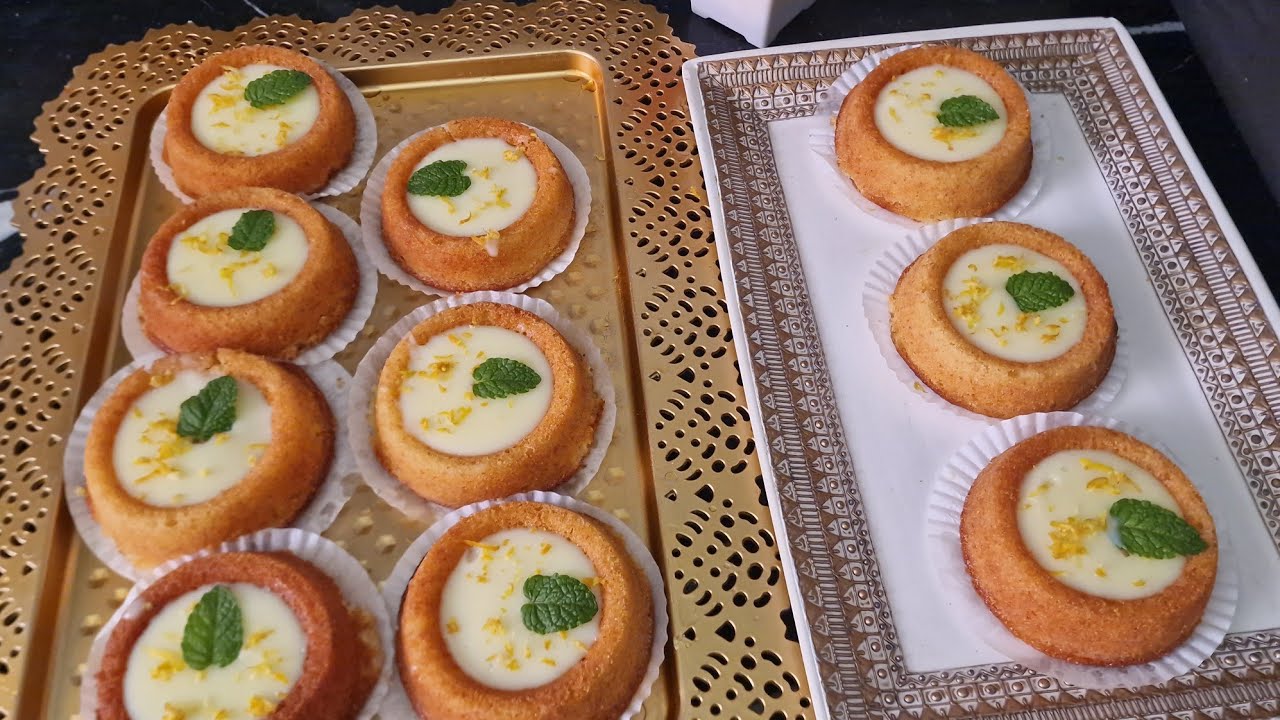 ميني بسبوسة لي كاتجي رائعة شكلا و مذاقا