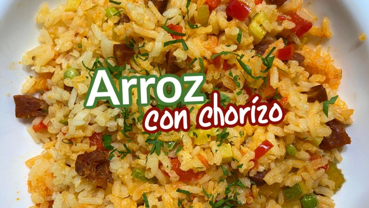 ARROZ MIXTO CON CHORIZO Y VERDURAS | ALE DE NAVA