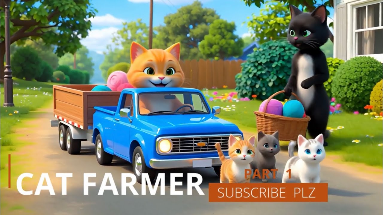 CAT FARMER Full Adventure | Cute Cat Family on the Smart Farm!