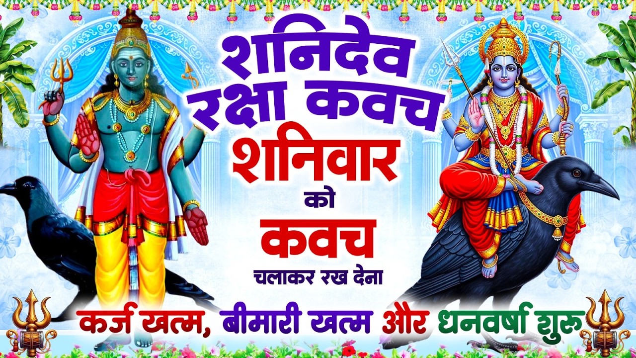 शनिवार के दिन हर घर में सुनी जाती है ये चमत्कारी शनिदेव रक्षा कवच~Shanidev Kavach~Shanidev Bhajan