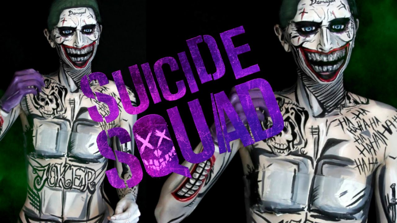 Suicide Squad: Joker Makeup Tutorial