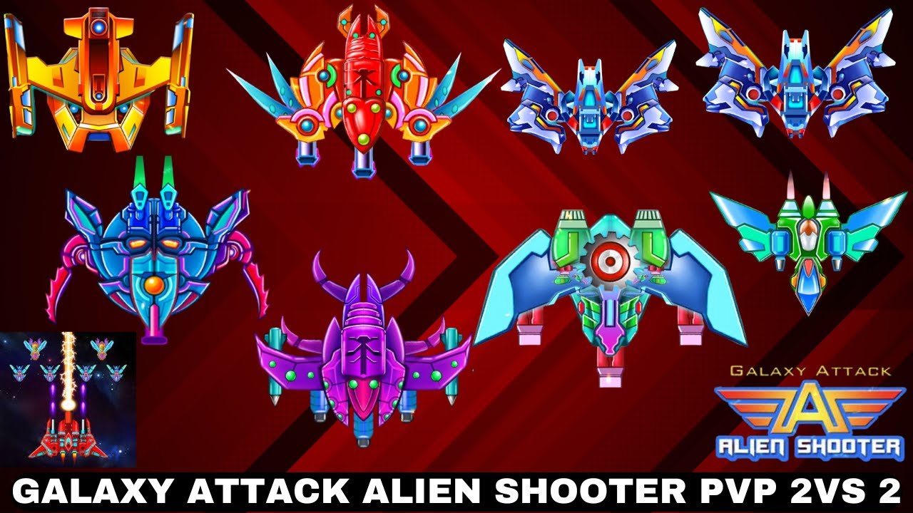 2v2 PvP Mode in Galaxy Attack Alien Shooter | Intense Multiplayer Fight!