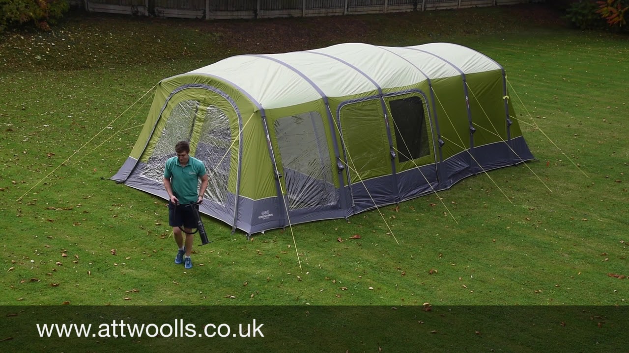 Vango Verona 600XL Tent Pitching & Packing Video