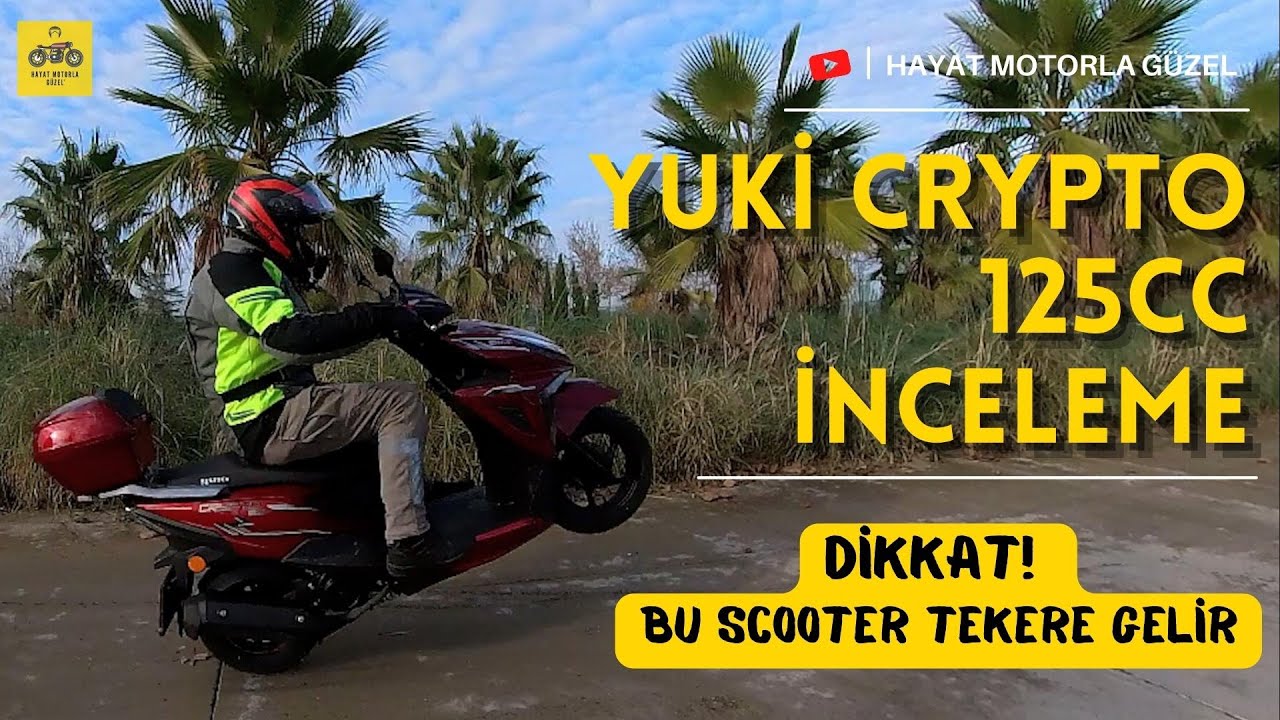 Yuki Crypto 125cc Scooter İnceleme | Tekere Gelen Scooter | Hayat Motorla Güzel