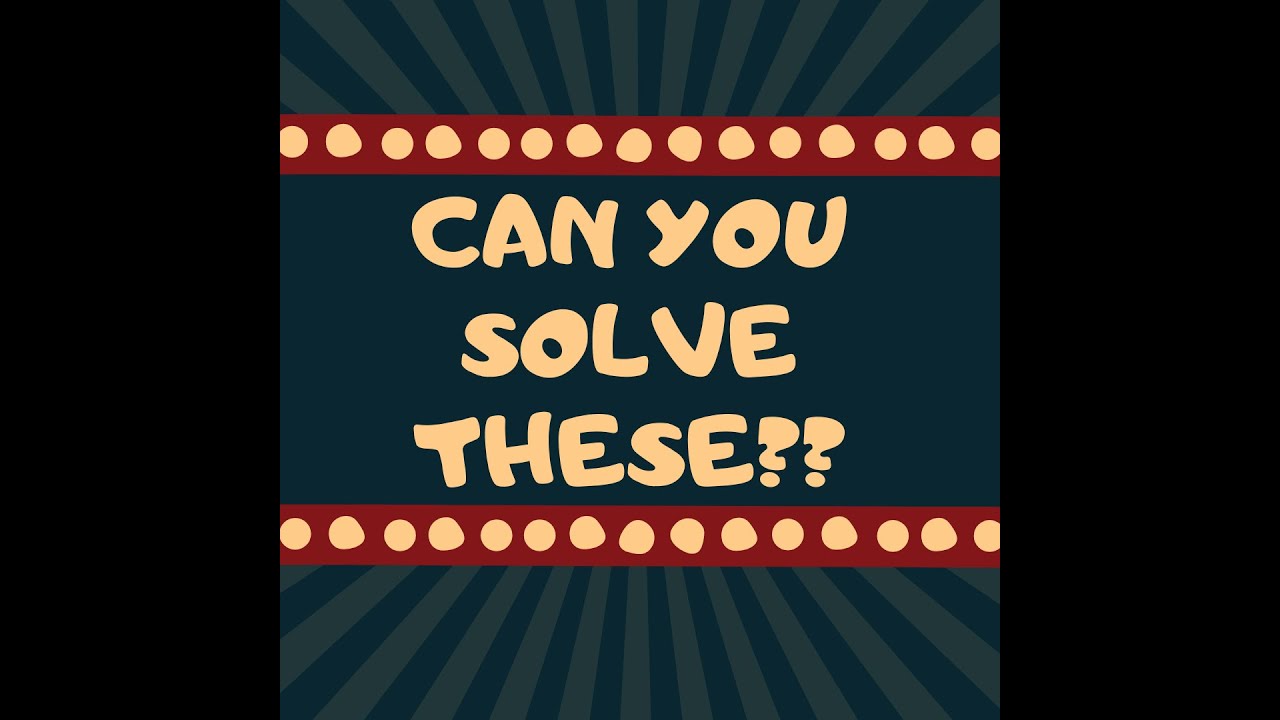 PICTURE RIDDLES | Can YOU Solve These Tricky DINGBATS?
