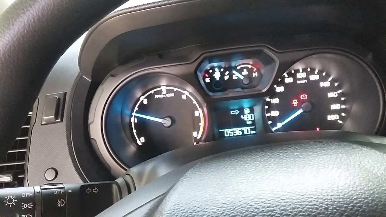 Ford ranger powertrain warning lamp