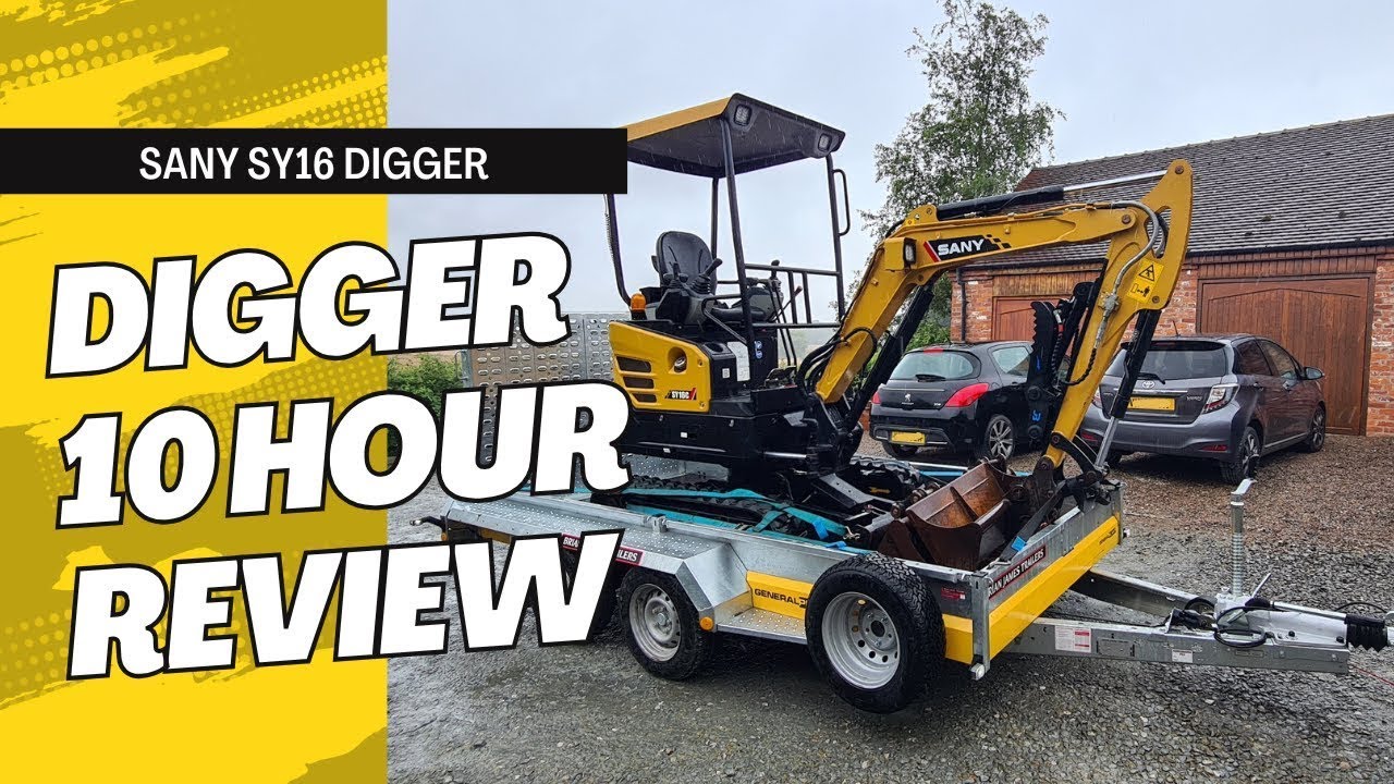 Sany SY16C Digger 10 hour review - is it any good?