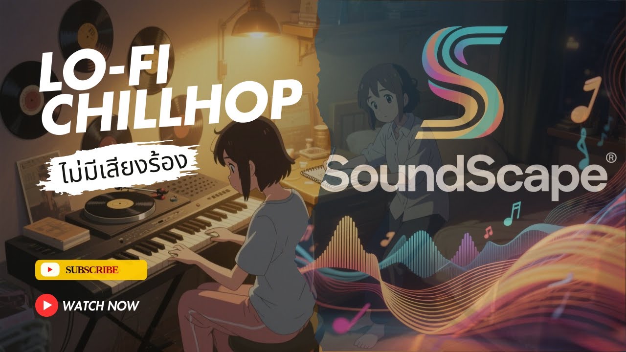 🌙 Lo-fi Chillhop | เปียโนไฟฟ้าอุ่นๆ กลองนุ่มๆ ผ่อนคลาย 75 BPM (ไม่มีเสียงร้อง) | #ชาวปวดหัว