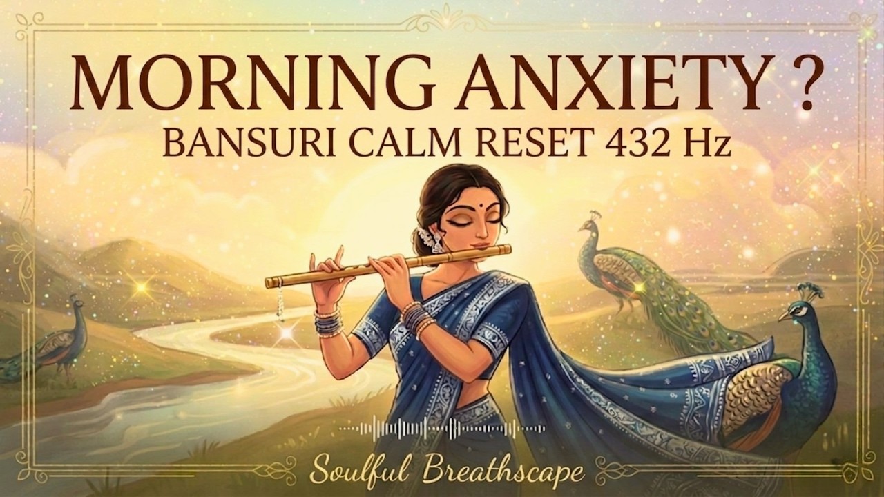 Morning Anxiety? 🌿 | Raag Bhairavi inspired Bansuri to Calm Stress & Quiet Overthinking