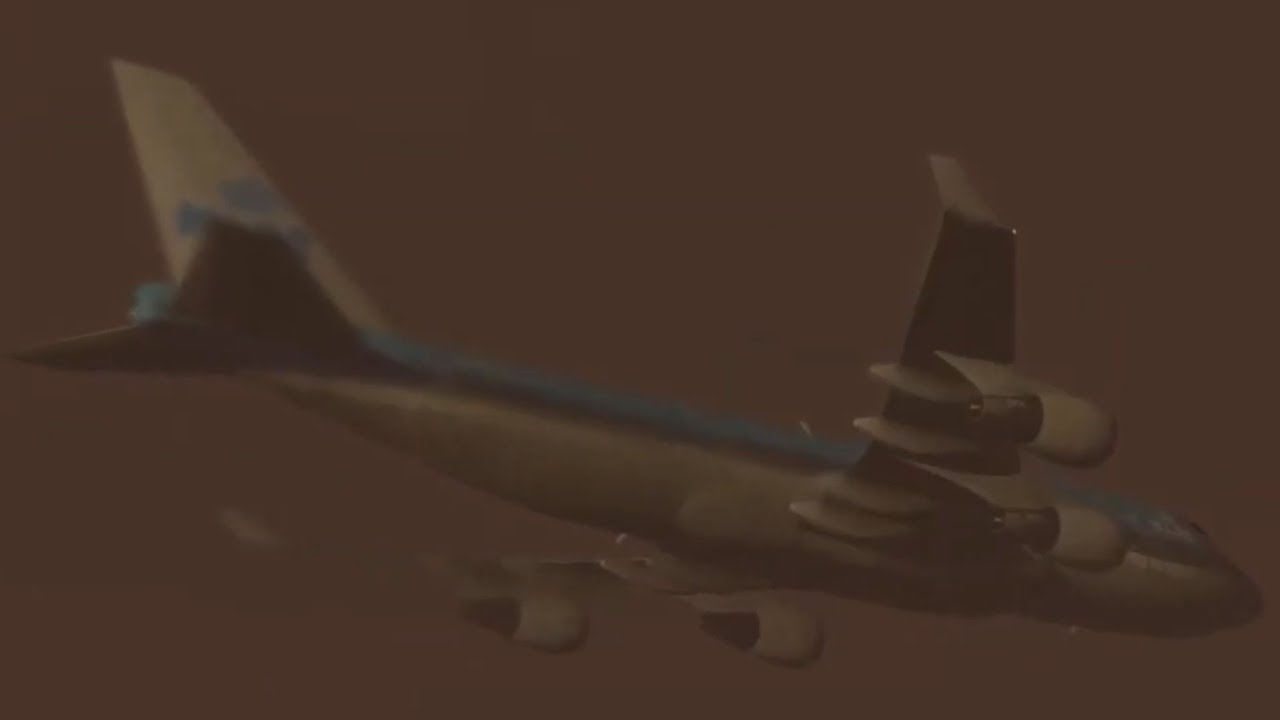 KLM Flight 867 - Landing Animation