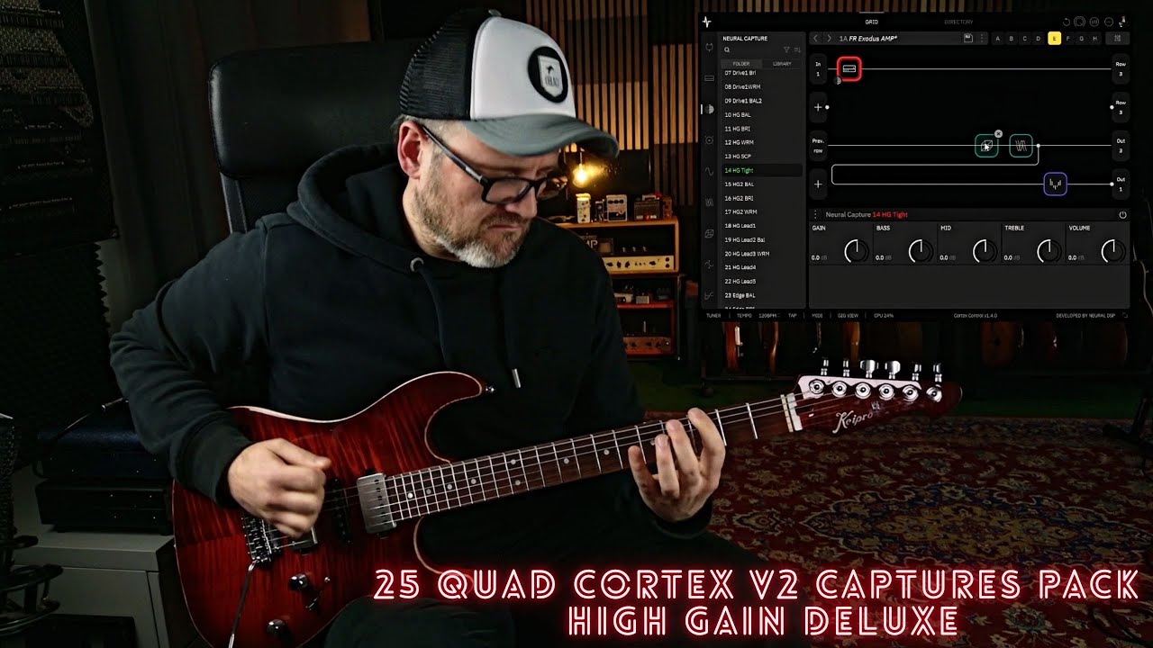 25 ультимативных кадров Quad Cortex V2 с высоким коэффициентом усиления от Exodus Corsair HW Amp