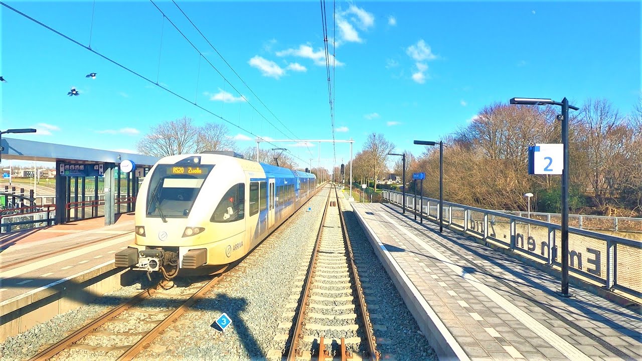 4K Cabinerit Zwolle - Emmen (stoptrein) 28-02-2023
