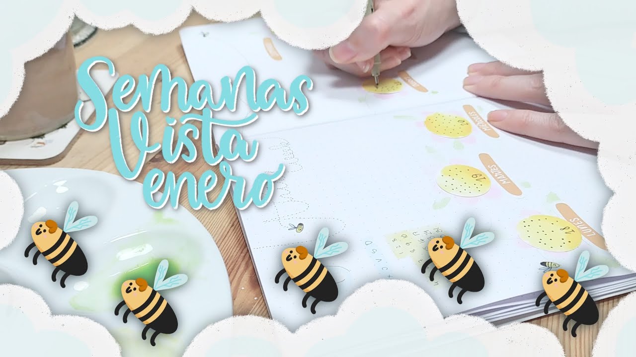 Semanas Vista Bullet Journal Enero 2021 - Plan with me en español - UGDT