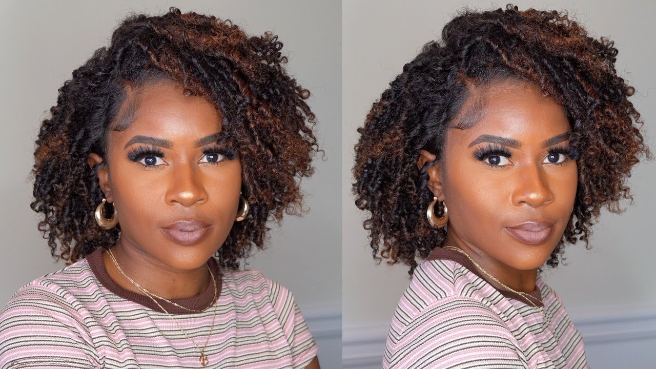 My First Time Trying a Coil Out! The Most Realistic Natural Hair Wig Ever! Easy Install HerGivenHair