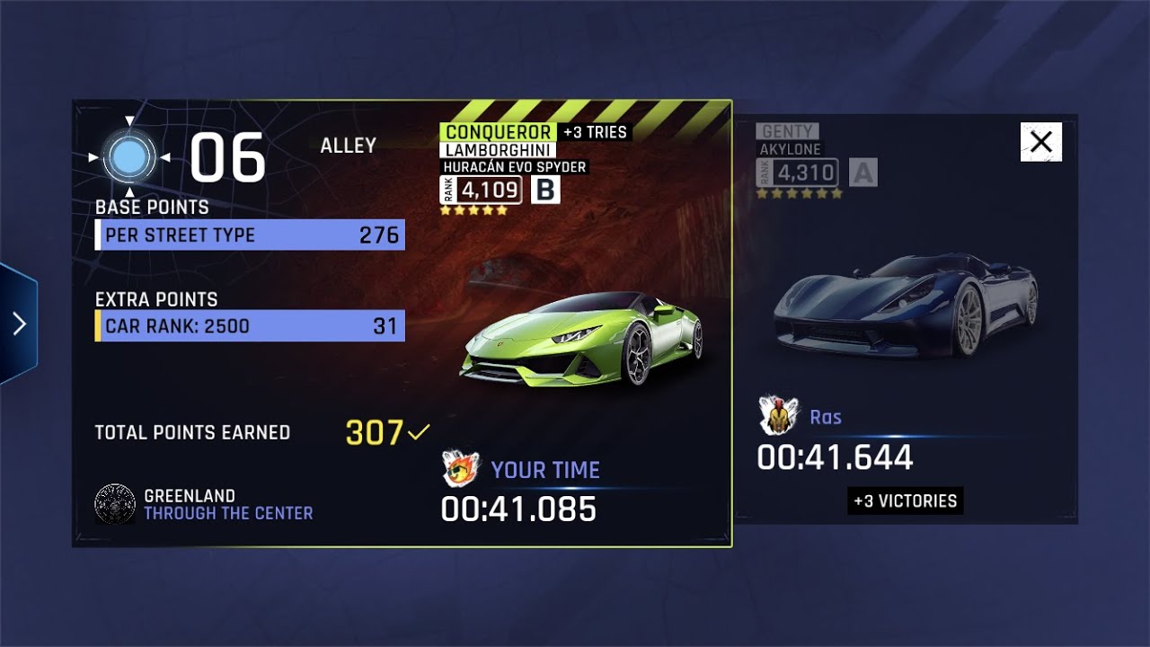 Asphalt 9 - Club clash attack phase - All 6 attack races (Final round - European 2.0 Season Update)