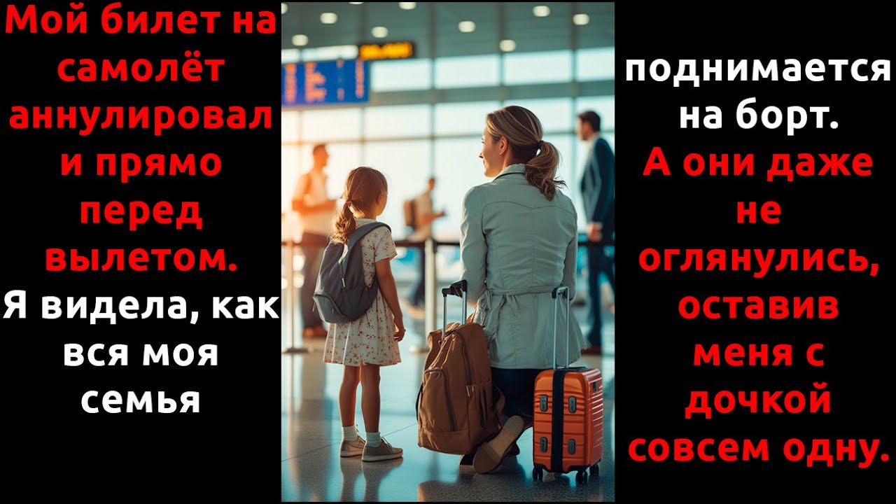 Семья оставили меня с дочкой в аэропорту...вот так поступают с тобой родные когда помогаешь им...