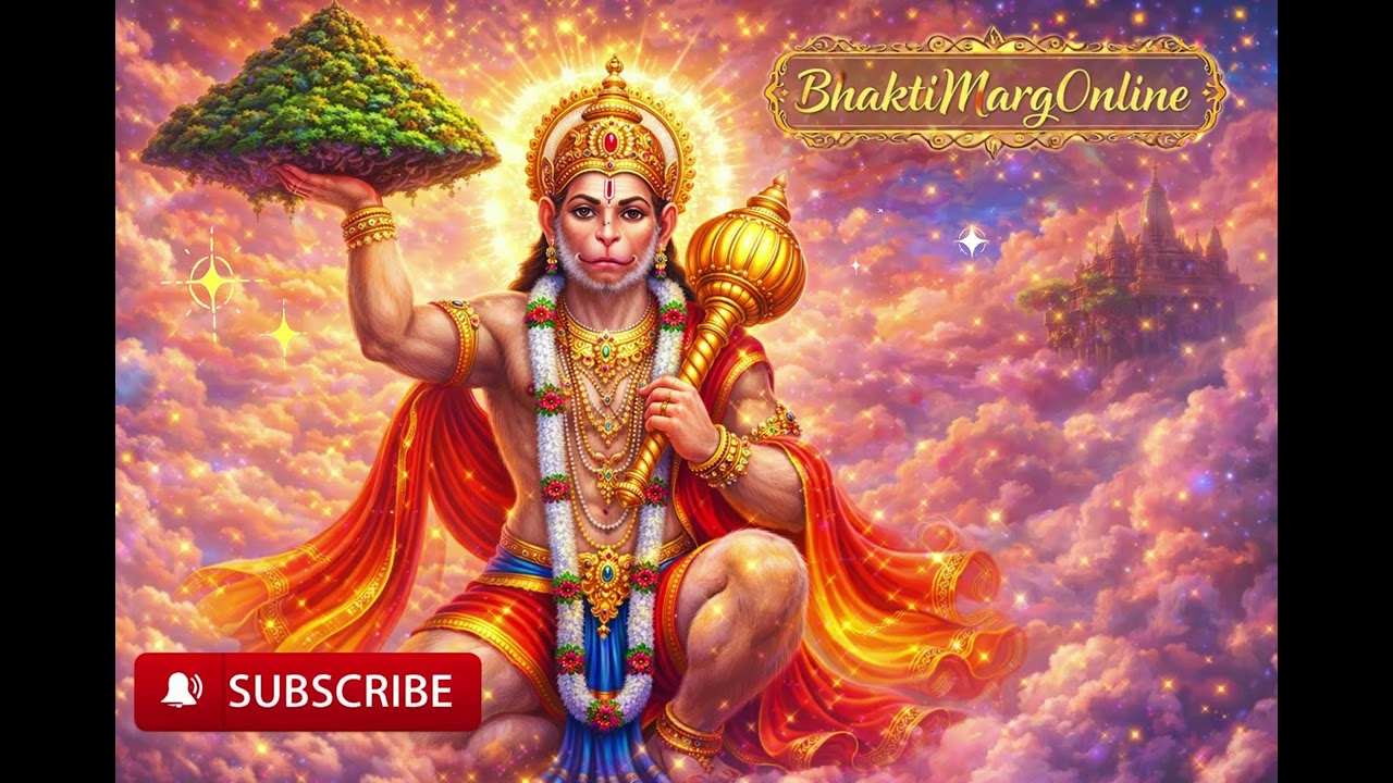 ॐ वीर बजरंगाय नमः | Powerful Hanuman Mantra | Strength, Protection & Fear Removal