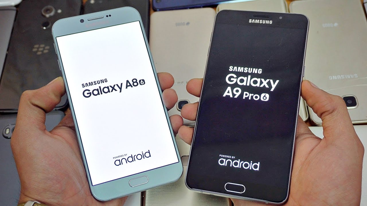 Samsung Galaxy A9 Pro (2016) vs Galaxy A8 (2016) - Speed Test! (4K)
