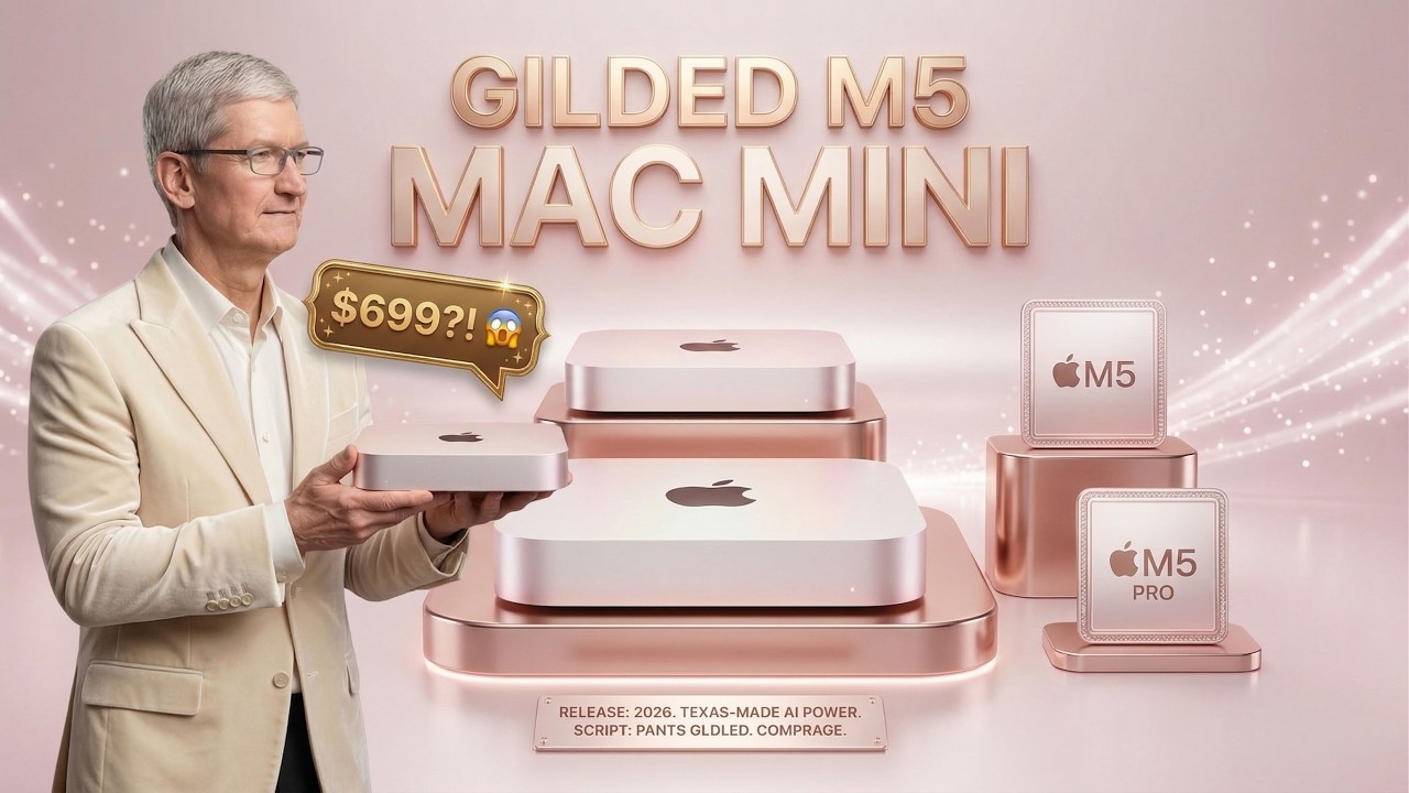 Утечки информации о Mac Mini M5 (2026): секретный убийца Mac Studio от Apple!