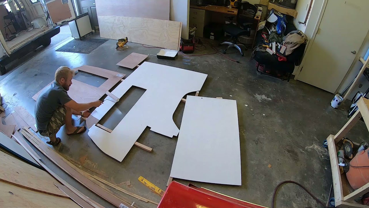 How to build the walls on a van. (Chevy G20 Campervan Build Part #4)