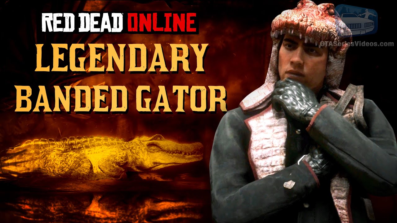 Red Dead Online - Legendary Banded Gator Mission [Animal Field Guide]