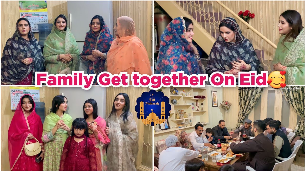 Saari family kay sath Dawat Ammi kay Ghar🥰- Abu sy sb ny Eidi li😁- Eid Day 1 Dawat Vlog -