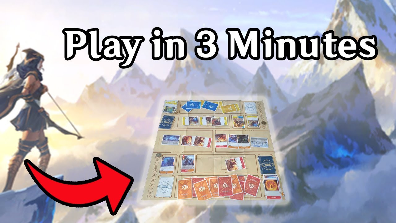 How to play Riftbound TCG in 3 minutes! - League of Legends TCG