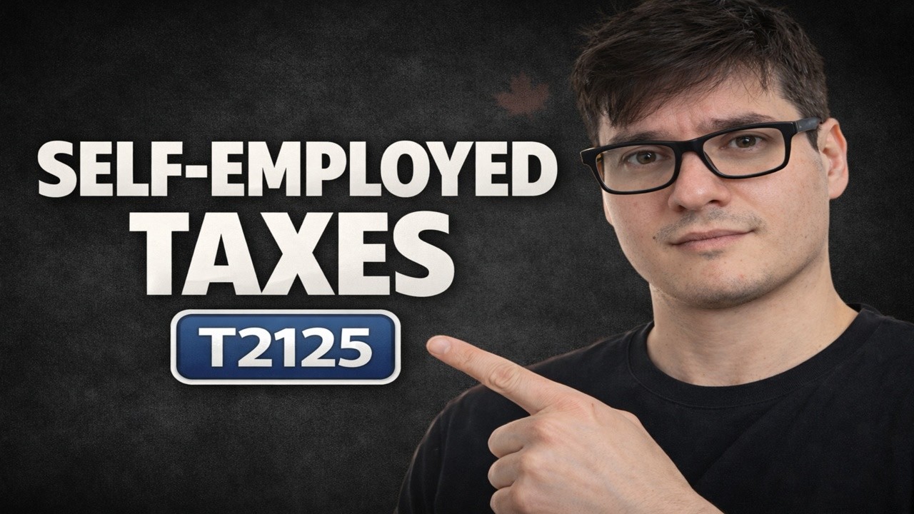 Как подать налоговую декларацию для самозанятых в системе WealthSimple Tax (форма T2125, пошагова...