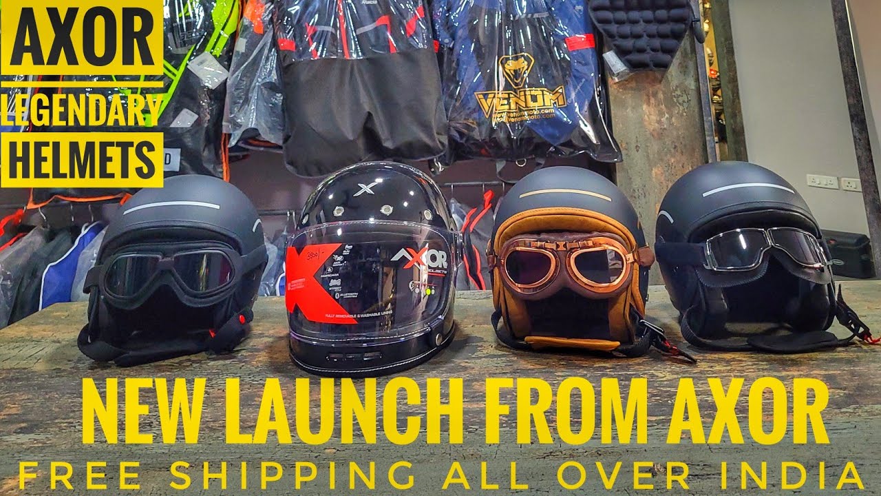 New Axor Legendary Helmets | Axor Alberto | Axor Che | Axor Brute | Detailed Review | In-Hindi