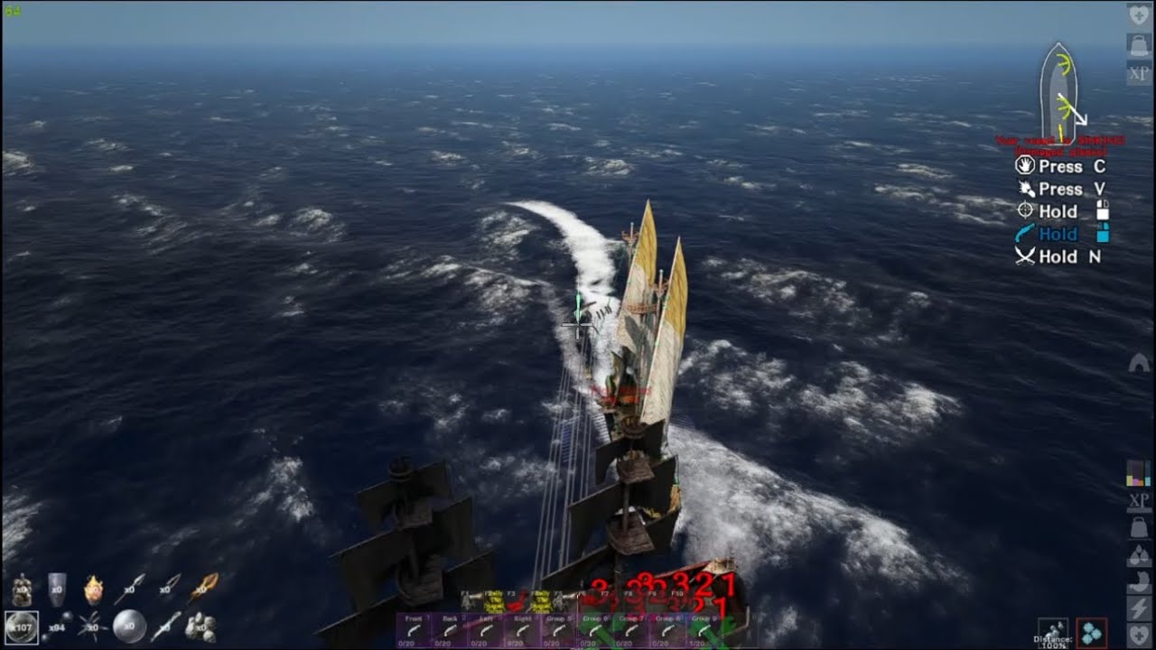 ATLAS PvP Brig vs Ramming Gally