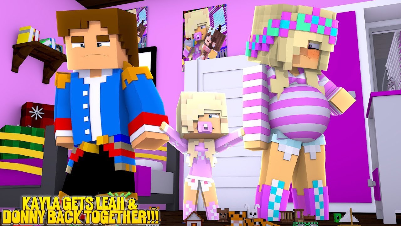 Minecraft CAN PRINCESS BABY KAYLA GET HER PARENTS BACK TOGETHER??? w/ LITTLE LEAH & LITTLE DONNY
