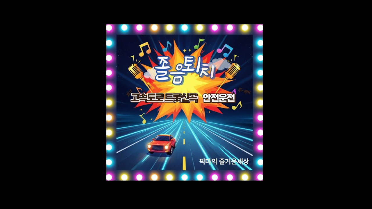 [졸음운전 퇴치 트롯] 고속도로 안전운전송 | 픽마의 즐거운세상 채널