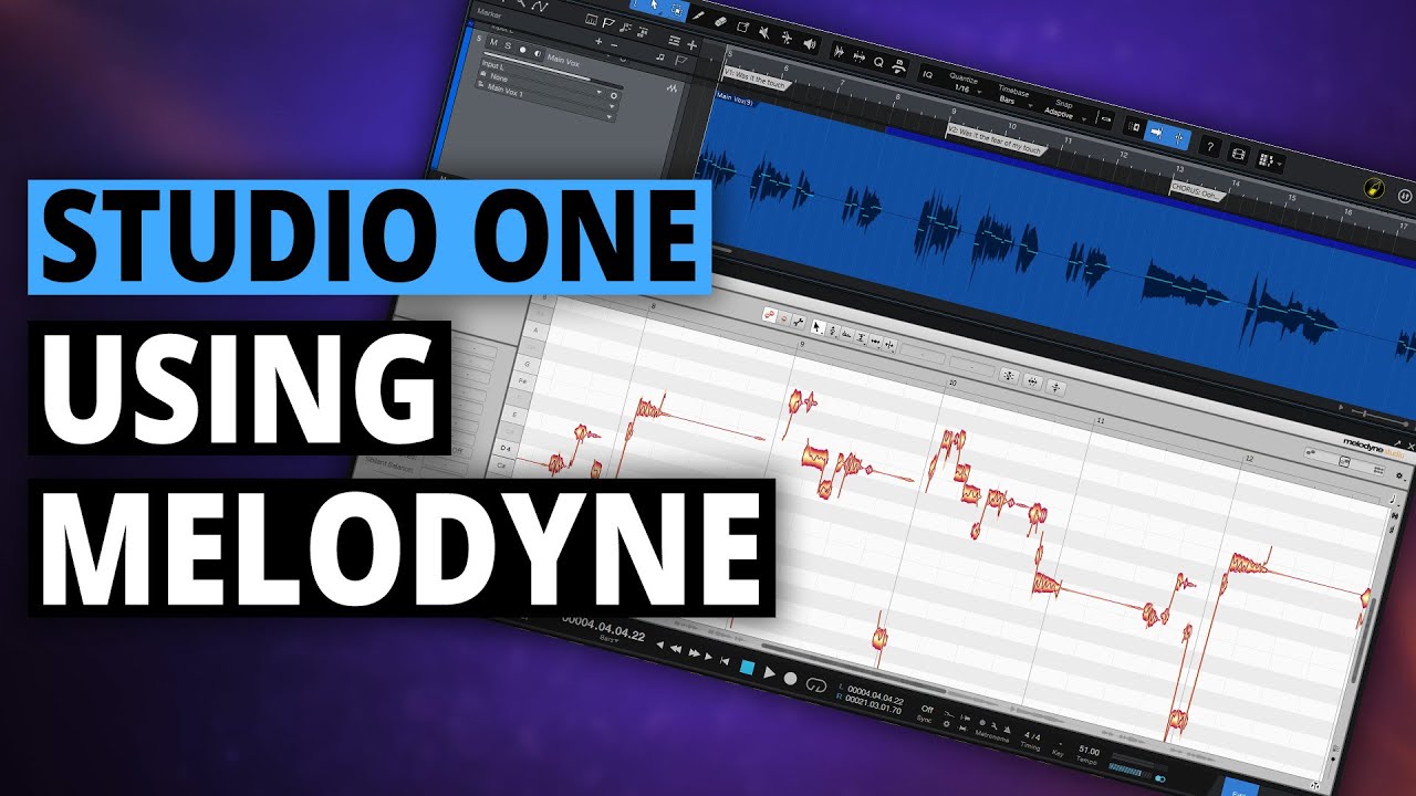 Studio One | Использование Melodyne