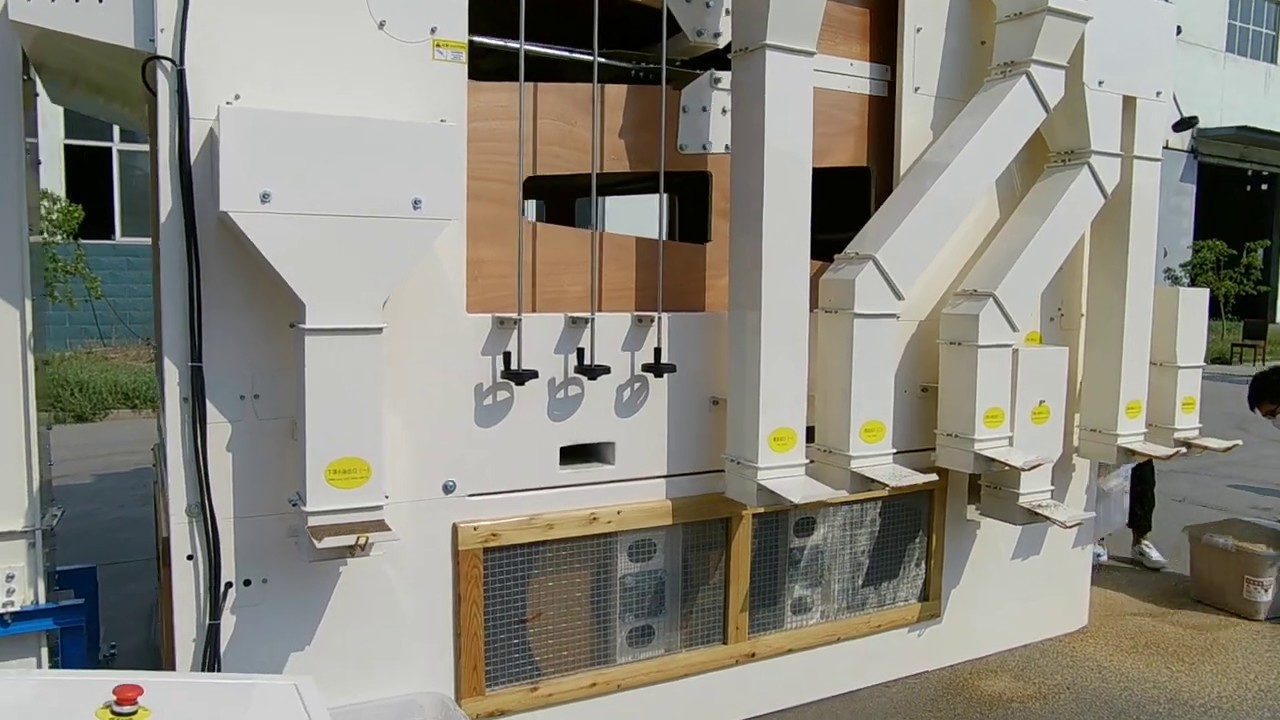 5X-12 Fine Seed Cleaner sesame seed testing video