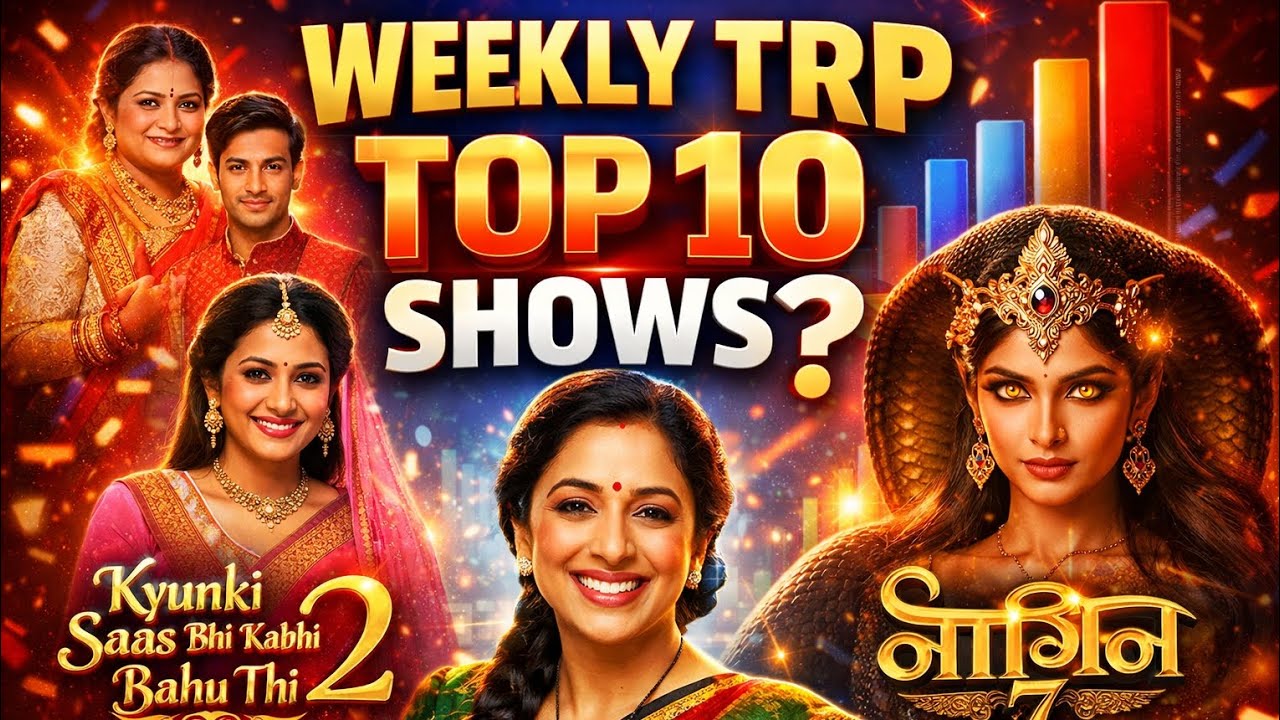 Weekly TRP Top 10 Hindi TV Shows – Kyunki Saas Bhi Kabhi Bahu Thi 2 #1! (End Jan 2026)  #trpreport 
