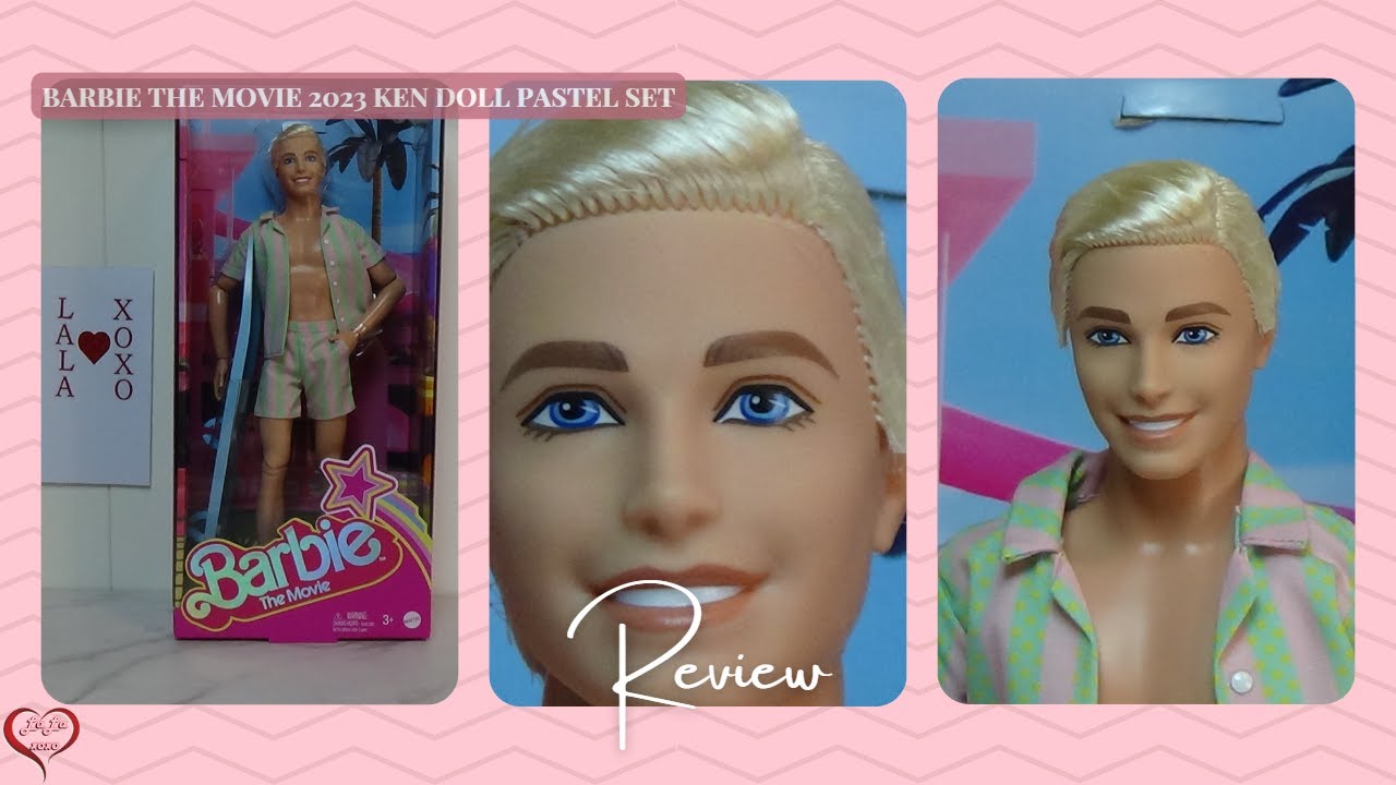 Barbie the Movie 2023 Ken Pastel Pink and Green Doll HPJ97 Review