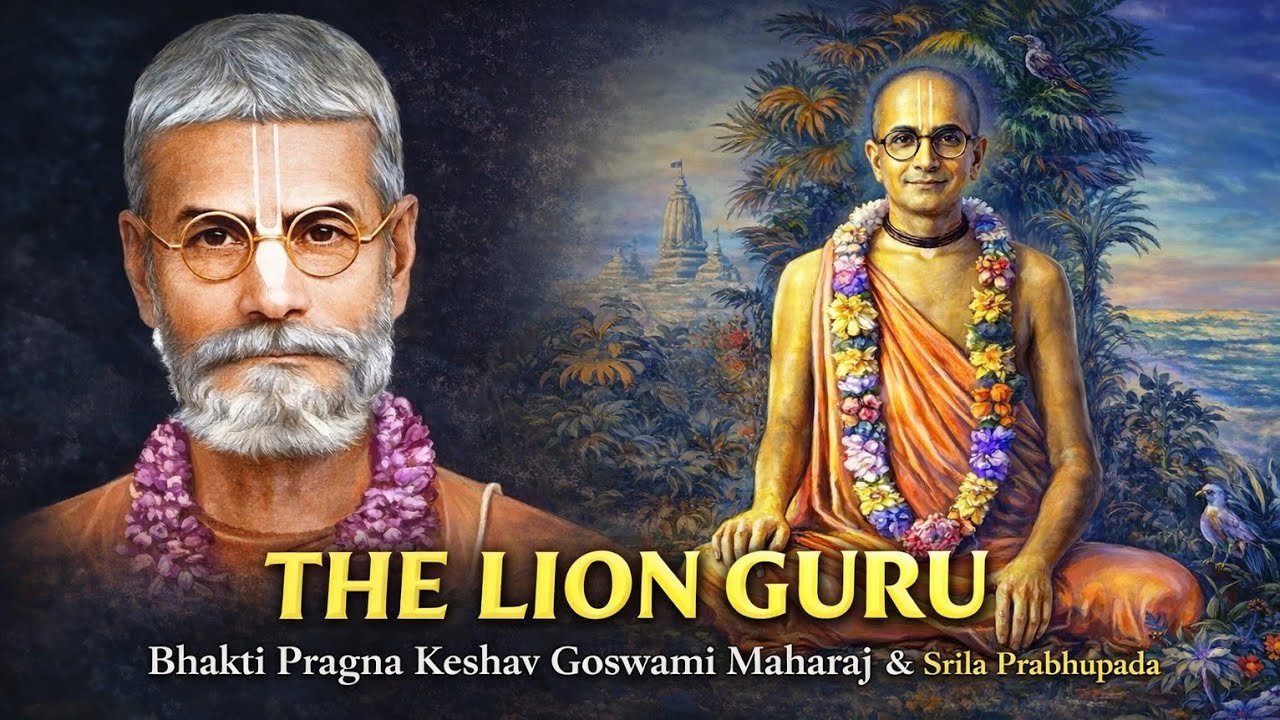 Glories of srila Prabhupada and Srila Bhakti Pragyan Keshav Goswami Maharaj 🙏🏼