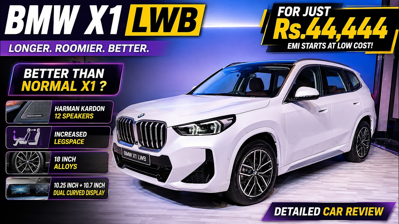 2026 BMW X1 LWB M-Sport Review | All Features, Price, Interiors, Rear Seat Comfort ✅