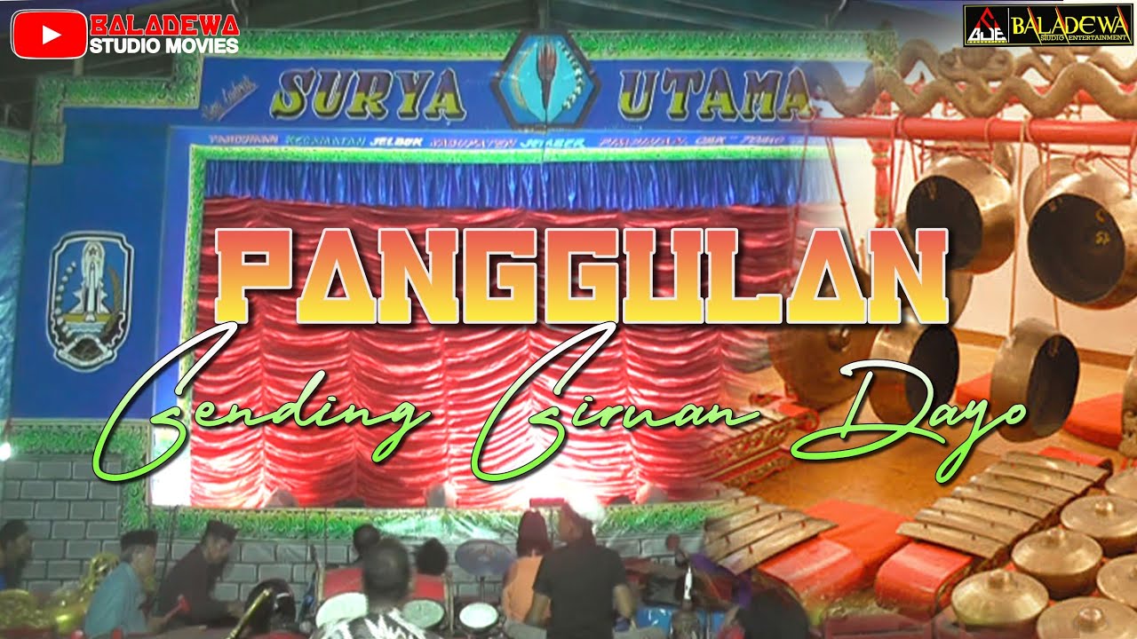 PANGGULAN GENDING JAWA GIRO DHAYO | Iringan Sanggar Seni Budaya Ludruk Surya Utama Jember - Jatim