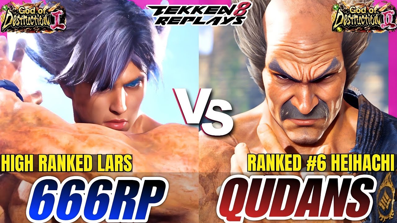 Tekken 8 - 666RP (Lars) vs Qudans (Heihachi) - High Level Ranked Match Replay