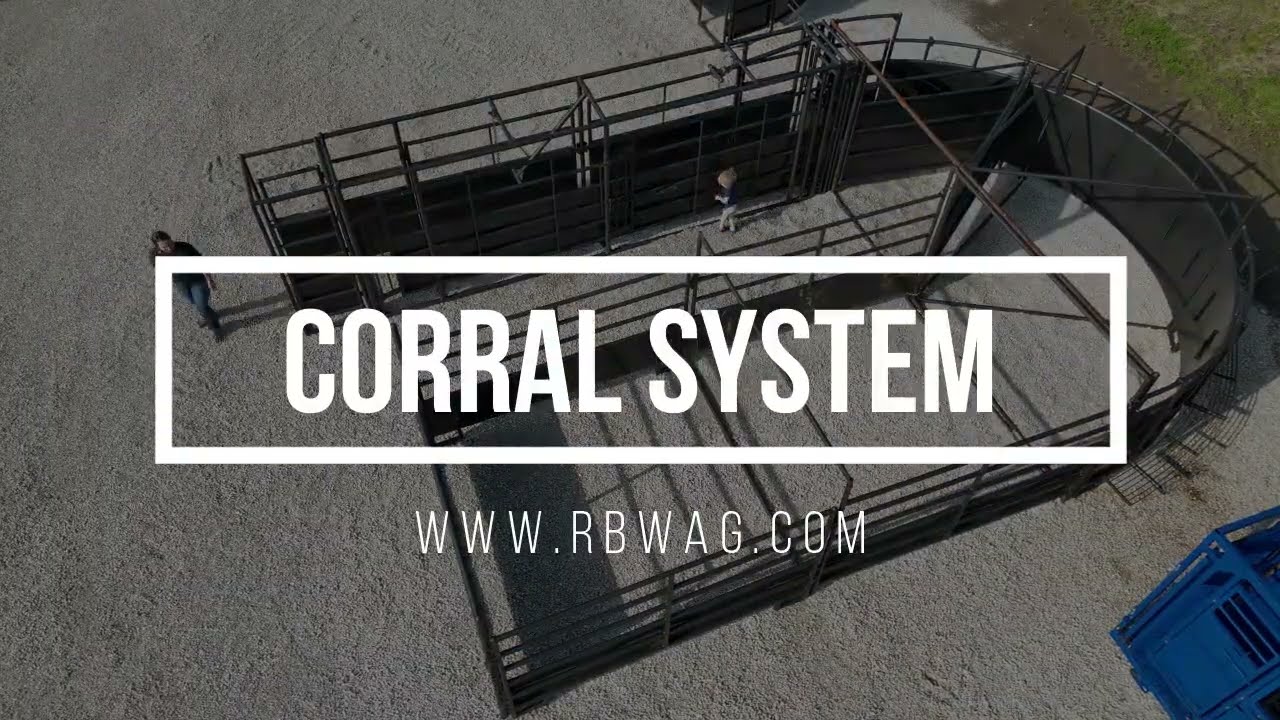 Cattle Corral Working System from RBW ... with Cornerless Sweep Tub!