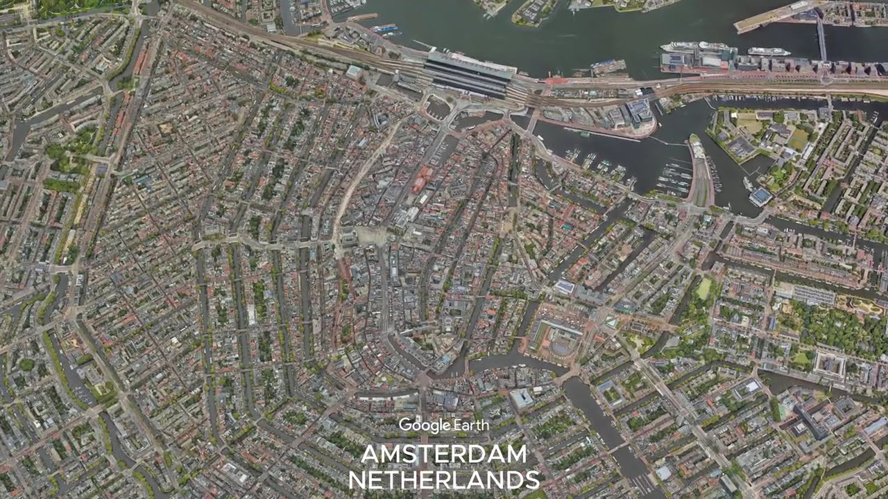 Amsterdam Netherlands — A City Built Below Sea Level