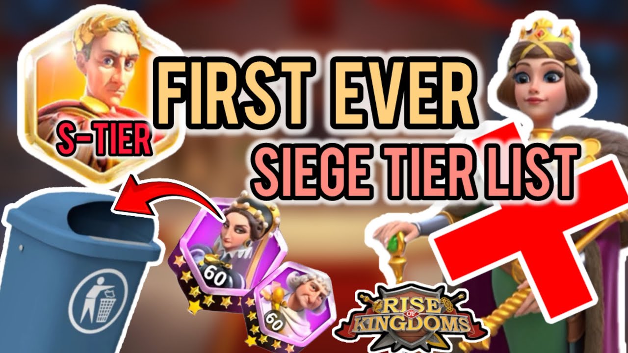 ПЕРВЫЙ СПИСОК УРОВНЕЙ ОСАДЫ! Лучшие пары инженеров на 2025 год в Rise of Kingdoms #rok