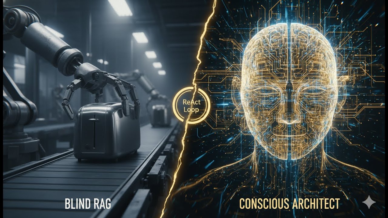 The Evolution of an AI Mind: From Blind RAG to the Conscious Agentic Architect (Full Guide)